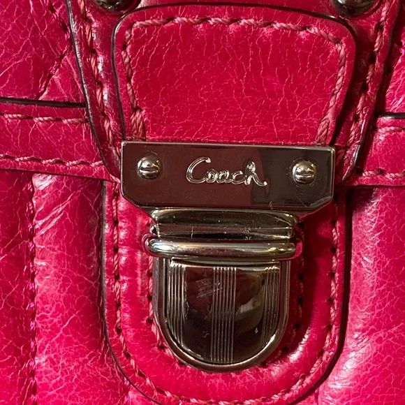 Coach Poppy Quilted Shoulder Bag - Picture 3 of 15